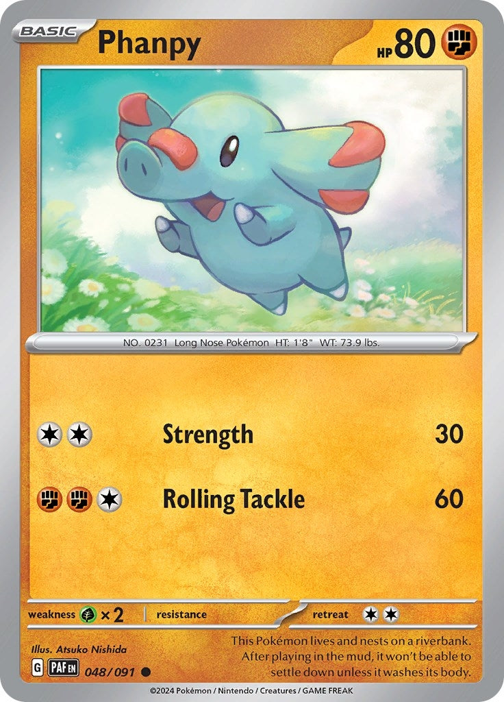 Image for Phanpy (SV: Paldean Fates) (048/091) - Pokemon