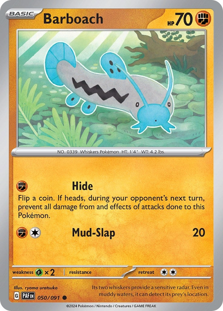 Image for Barboach (SV: Paldean Fates) (050/091) - Pokemon