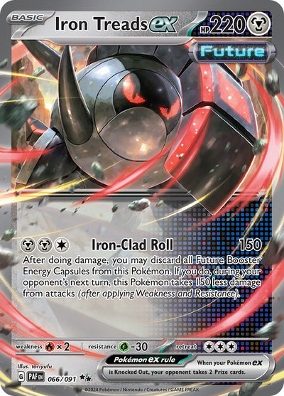 Image for Iron Treads ex (SV: Paldean Fates) (066/091) - Pokemon