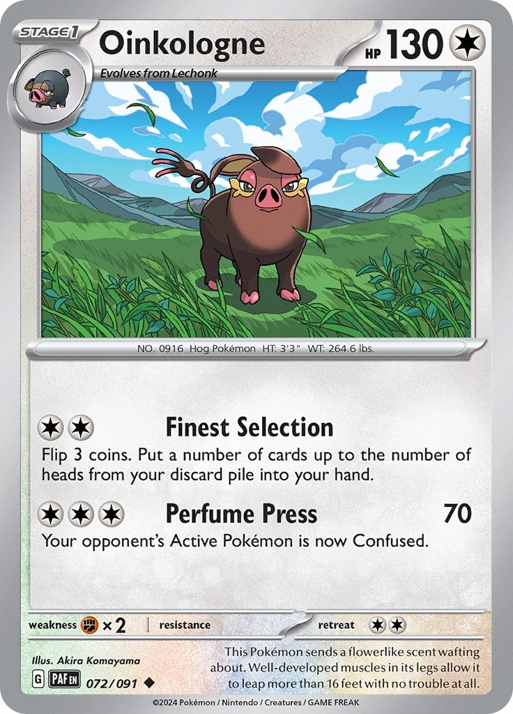 Image for Oinkologne (SV: Paldean Fates) (072/091) - Pokemon