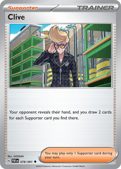 Image for Clive (SV: Paldean Fates) (078/091) - Pokemon