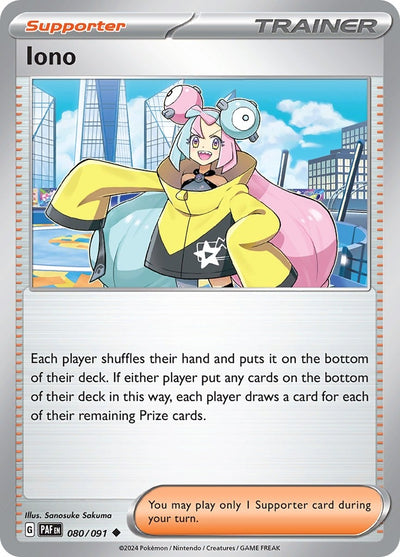 Image for Iono (SV: Paldean Fates) (080/091) - Pokemon
