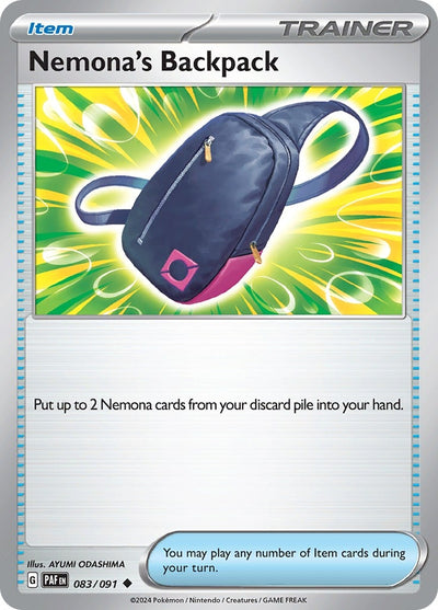 Image for Nemona's Backpack (SV: Paldean Fates) (083/091) - Pokemon
