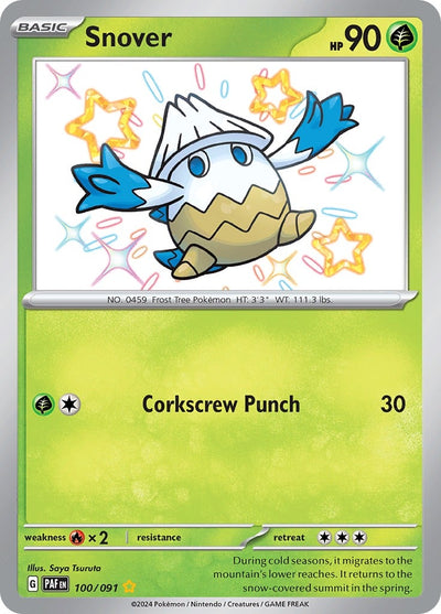Image for Snover (SV: Paldean Fates) (100/091) - Pokemon