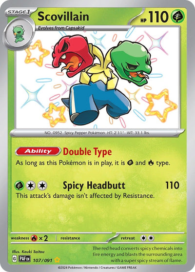 Image for Scovillain (SV: Paldean Fates) (107/091) - Pokemon