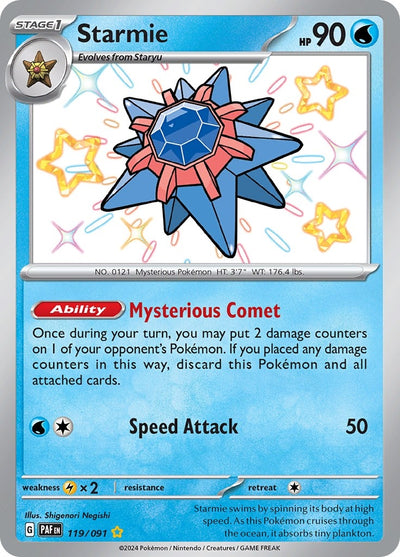 Image for Starmie (SV: Paldean Fates) (119/091) - Pokemon
