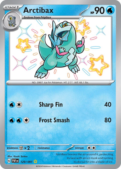 Image for Arctibax (SV: Paldean Fates) (129/091) - Pokemon