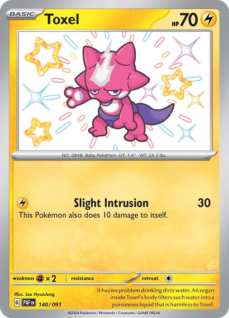 Image for Toxel (SV: Paldean Fates) (140/091) - Pokemon