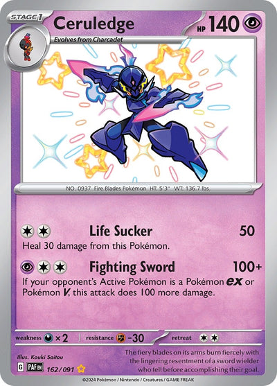 Image for Ceruledge (SV: Paldean Fates) (162/091) - Pokemon