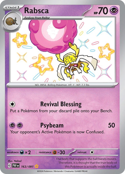 Image for Rabsca (SV: Paldean Fates) (163/091) - Pokemon
