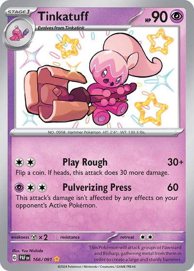 Image for Tinkatuff (SV: Paldean Fates) (166/091) - Pokemon