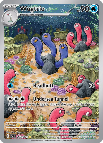 Image for Wugtrio (SV: Paldean Fates) (224/091) - Pokemon