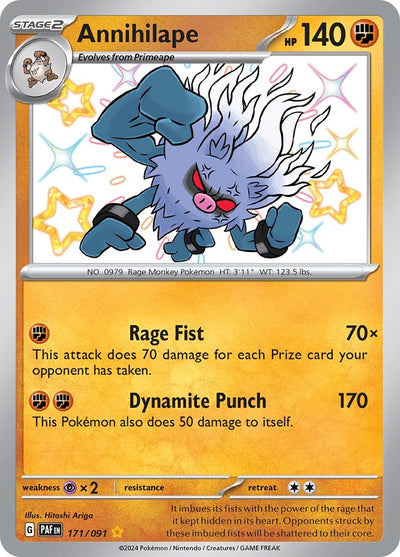 Image for Annihilape (SV: Paldean Fates) (171/091) - Pokemon