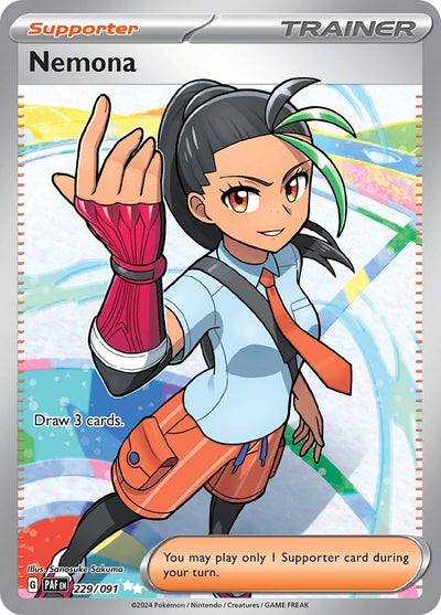 Image for Nemona (SV: Paldean Fates) (229/091) - Pokemon