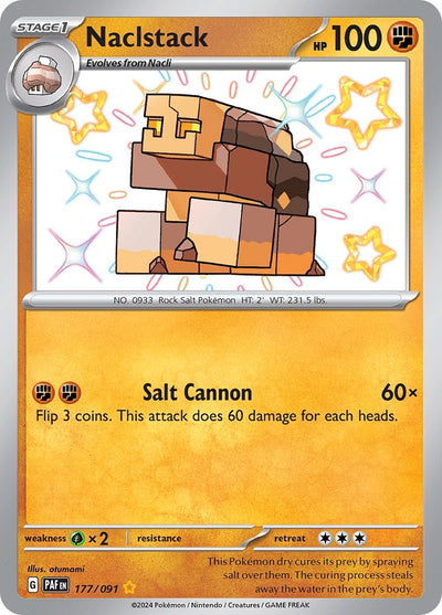 Image for Naclstack (SV: Paldean Fates) (177/091) - Pokemon