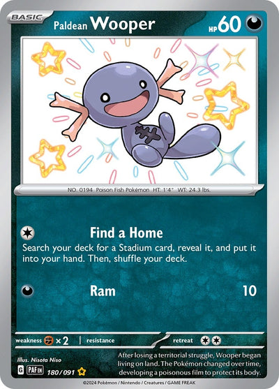 Image for Paldean Wooper (SV: Paldean Fates) (180/091) - Pokemon