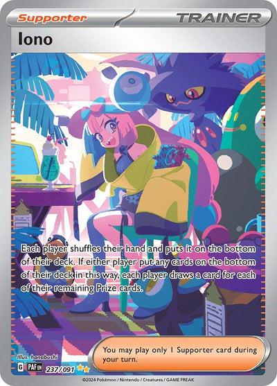 Image for Iono (SV: Paldean Fates) (237/091) - Pokemon