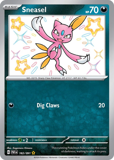 Image for Sneasel (SV: Paldean Fates) (182/091) - Pokemon