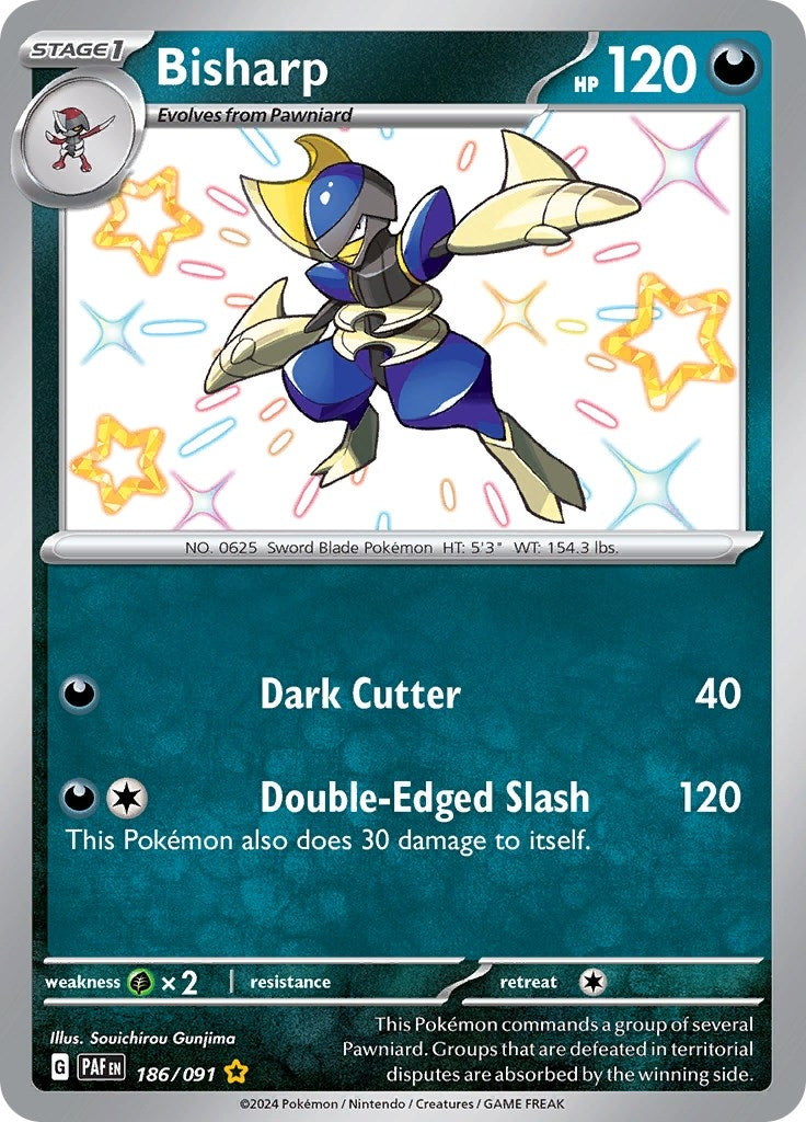 Image for Bisharp (SV: Paldean Fates) (186/091) - Pokemon