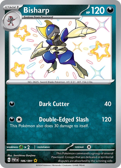 Image for Bisharp (SV: Paldean Fates) (186/091) - Pokemon
