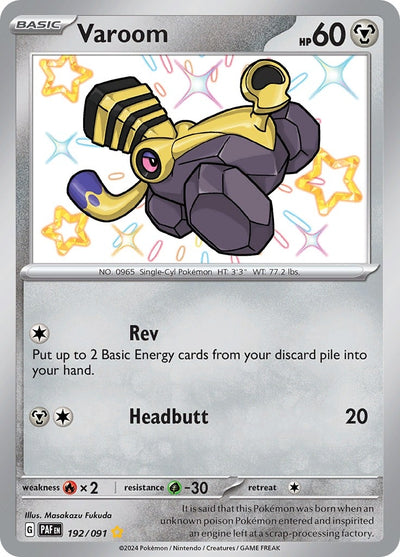 Image for Varoom (SV: Paldean Fates) (192/091) - Pokemon