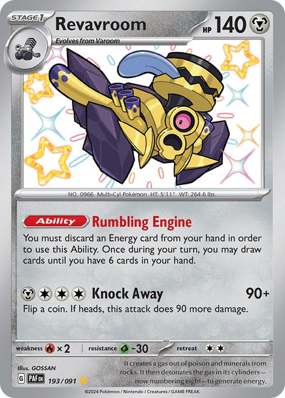 Image for Revavroom (SV: Paldean Fates) (193/091) - Pokemon