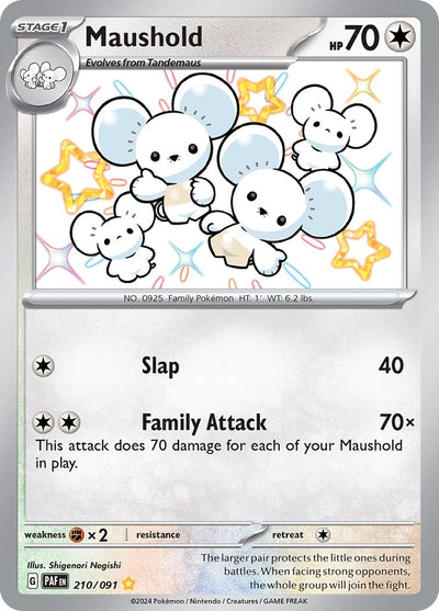 Image for Maushold (SV: Paldean Fates) (210/091) - Pokemon