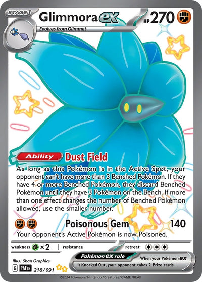 Image for Glimmora ex (SV: Paldean Fates) (218/091) - Pokemon