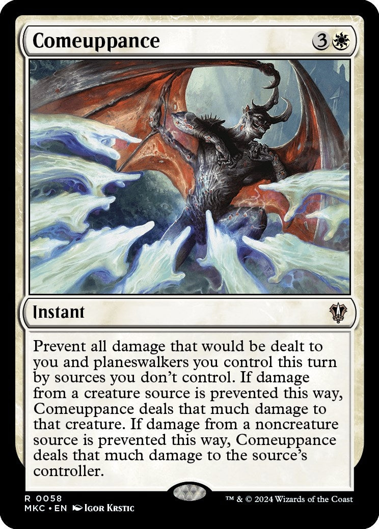 Image for Comeuppance (Commander: Murders at Karlov Manor) (58) - Magic: The Gathering