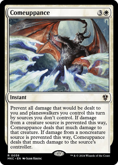 Image for Comeuppance (Commander: Murders at Karlov Manor) (58) - Magic: The Gathering