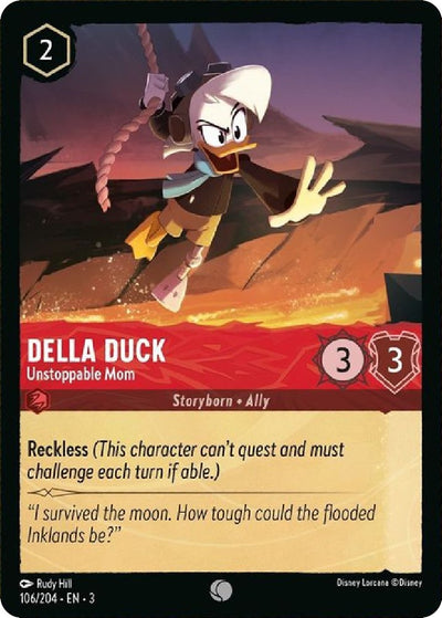 Image for Della Duck - Unstoppable Mom (Into the Inklands) (106/204) - Disney Lorcana