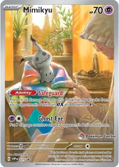 Image for Mimikyu - 075 (Pokemon Center Exclusive) (SV: Scarlet & Violet Promo Cards) (075) - Pokemon