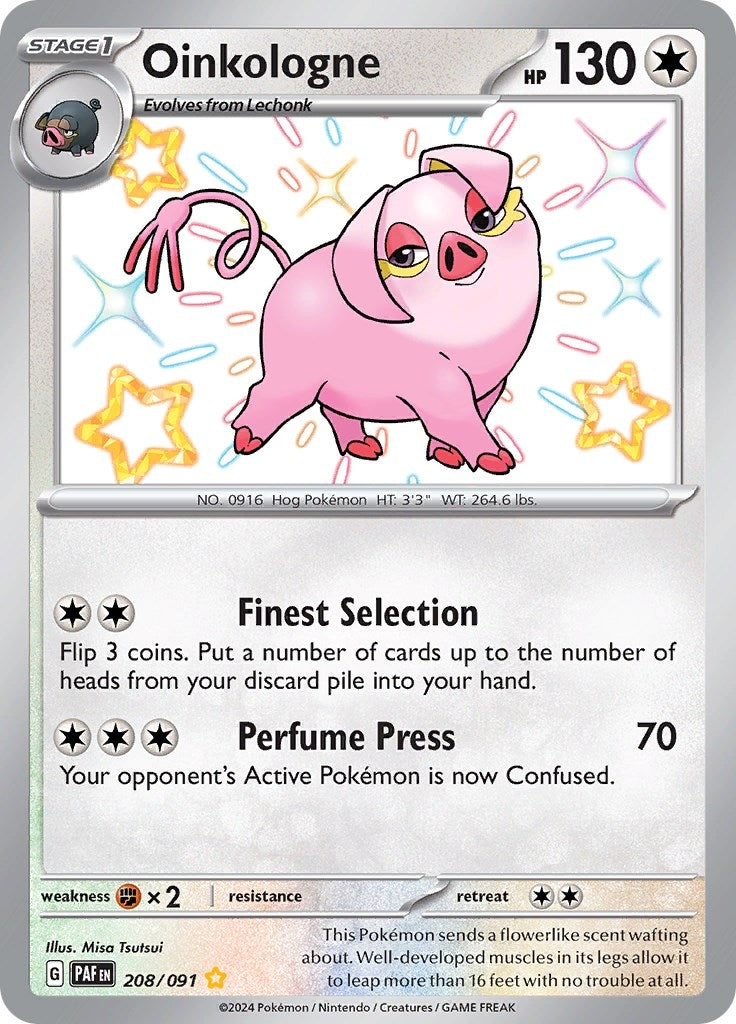 Image for Oinkologne (SV: Paldean Fates) (208/091) - Pokemon