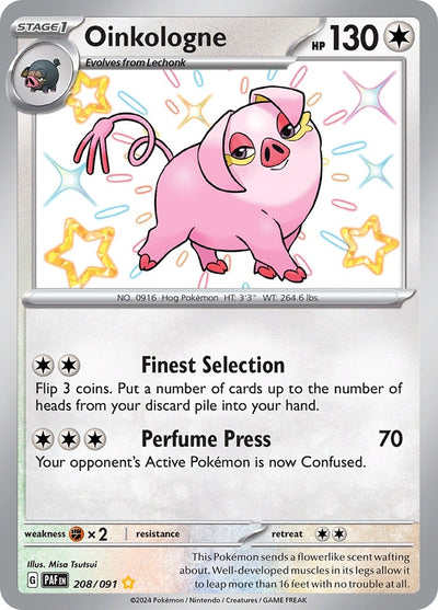 Image for Oinkologne (SV: Paldean Fates) (208/091) - Pokemon