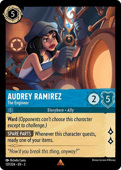 Image for Audrey Ramirez - The Engineer (Into the Inklands) (137/204) - Disney Lorcana