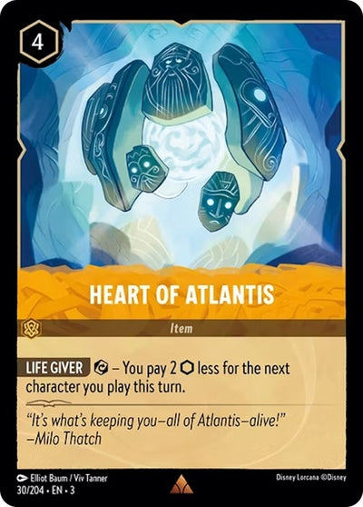 Image for Heart of Atlantis (Into the Inklands) (30/204) - Disney Lorcana