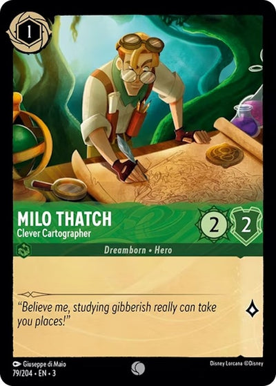 Image for Milo Thatch - Clever Cartographer (Into the Inklands) (79/204) - Disney Lorcana