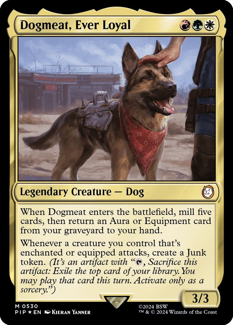 Dogmeat, Ever Loyal (Surge Foil) (Universes Beyond: Fallout) (530)