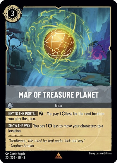 Image for Map of Treasure Planet (Into the Inklands) (201/204) - Disney Lorcana