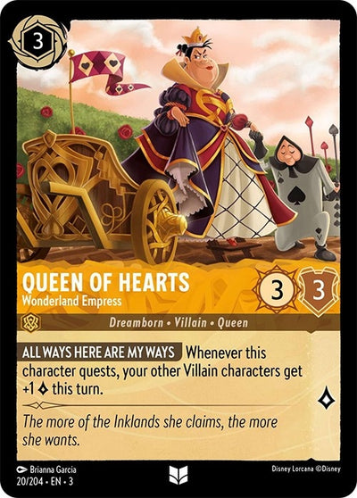 Image for Queen of Hearts - Wonderland Empress (Into the Inklands) (20/204) - Disney Lorcana