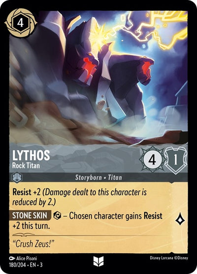 Image for Lythos - Rock Titan (Into the Inklands) (180/204) - Disney Lorcana