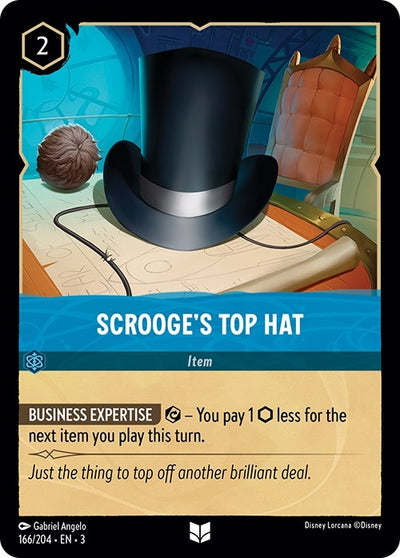Image for Scrooge's Top Hat (Into the Inklands) (166/204) - Disney Lorcana