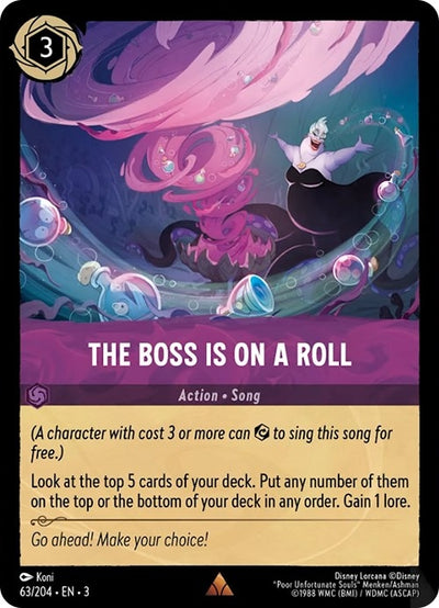 Image for The Boss is on a Roll (Into the Inklands) (63/204) - Disney Lorcana