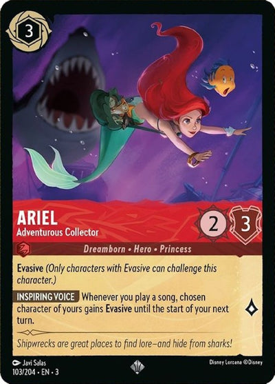 Image for Ariel - Adventurous Collector (Into the Inklands) (103/204) - Disney Lorcana