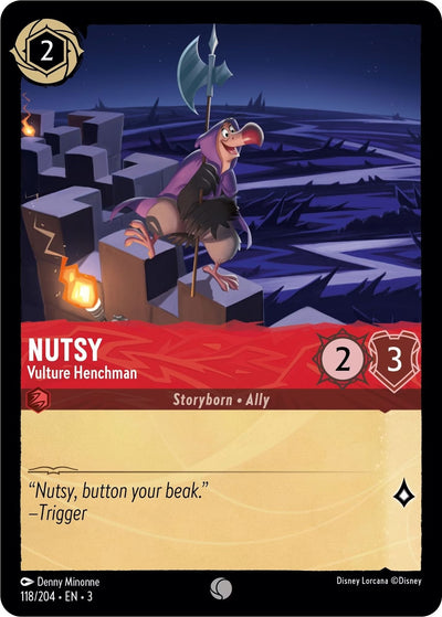 Image for Nutsy - Vulture Henchman (Into the Inklands) (118/204) - Disney Lorcana