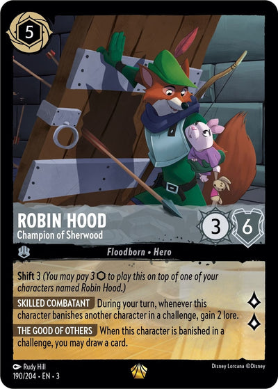 Image for Robin Hood - Champion of Sherwood (Into the Inklands) (190/204) - Disney Lorcana