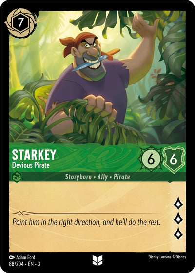 Image for Starkey - Devious Pirate (Into the Inklands) (88/204) - Disney Lorcana