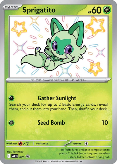 Image for Sprigatito - 076 (SV: Scarlet & Violet Promo Cards) (076) - Pokemon