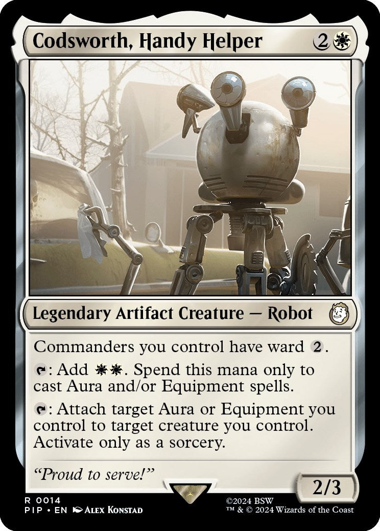 Image for Codsworth, Handy Helper (Universes Beyond: Fallout) (14) - Magic: The Gathering