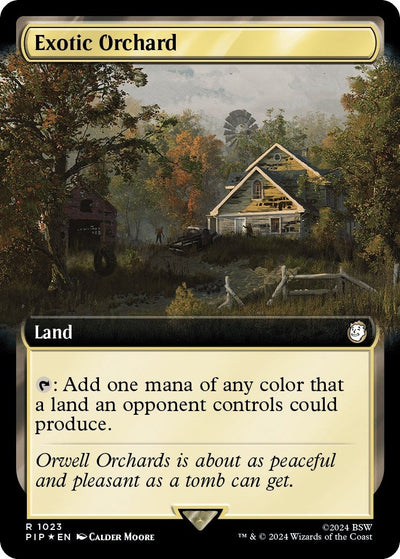 Exotic Orchard (Extended Art) (Surge Foil) (Universes Beyond: Fallout) (1023)
